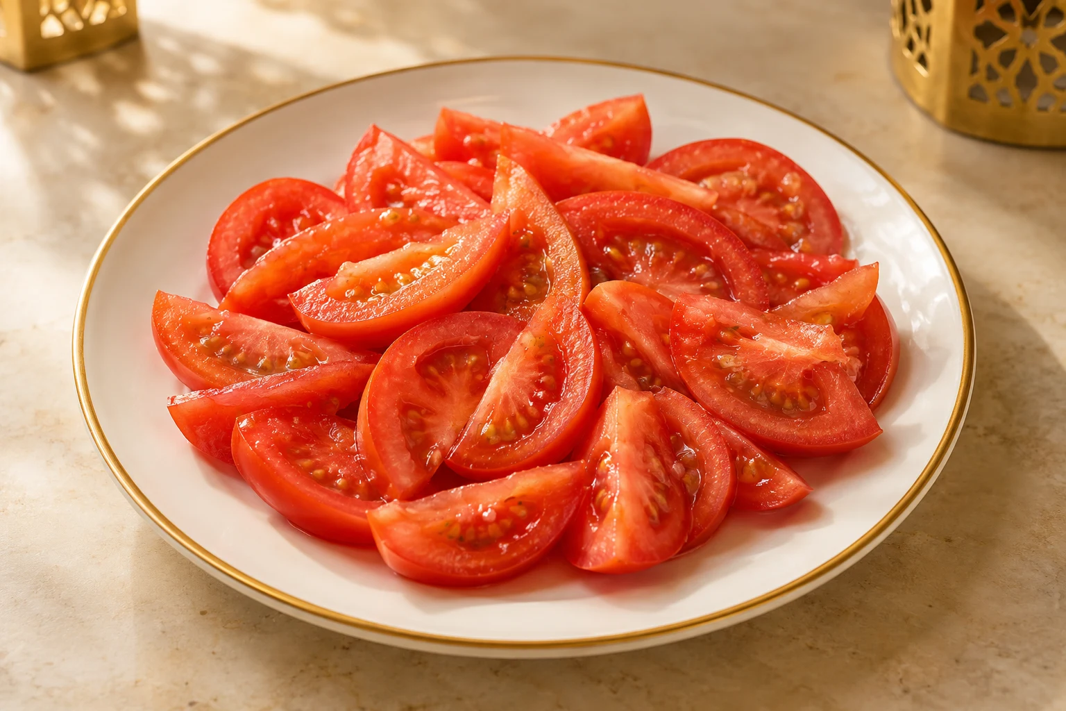 SALADE DE TOMATES
