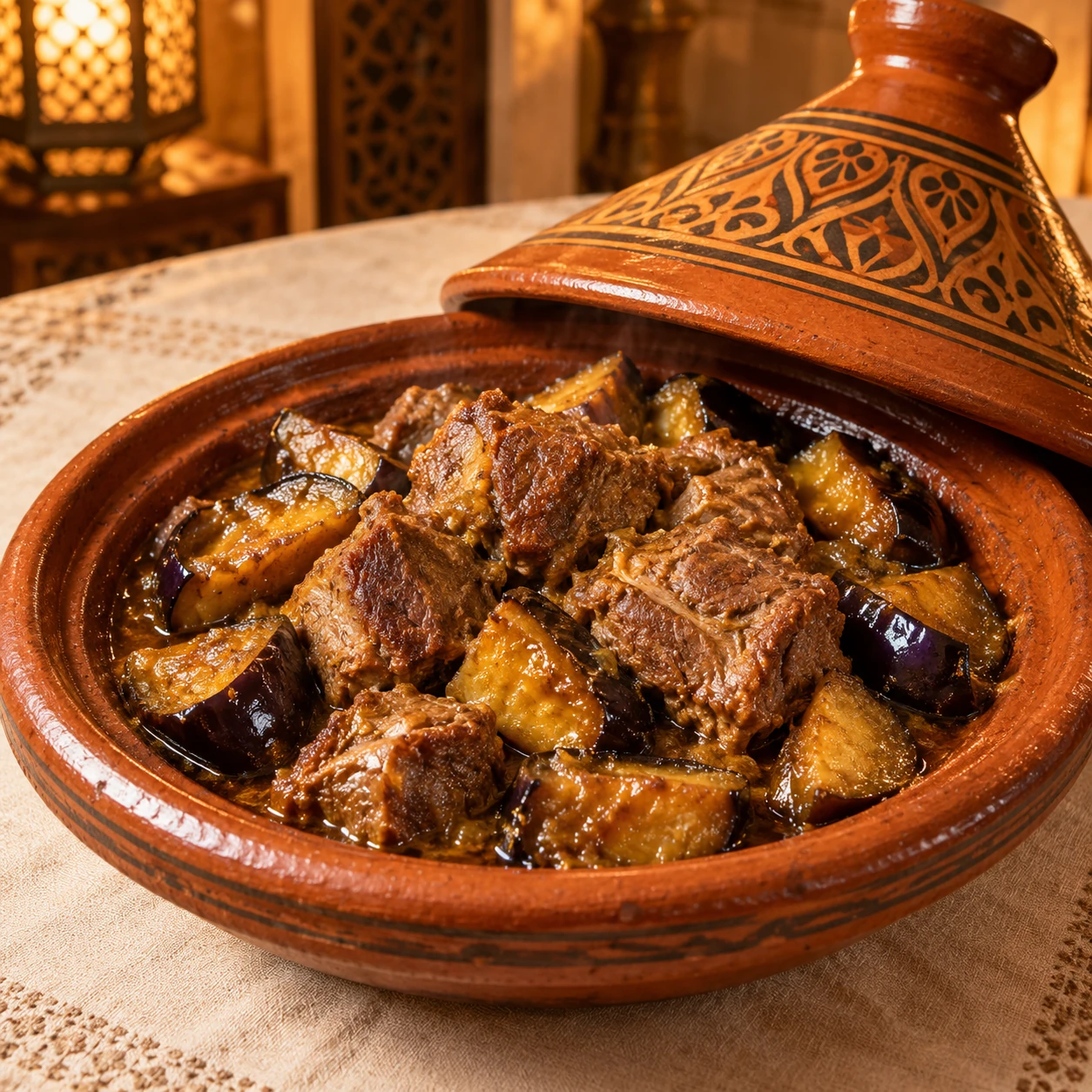 TAJINE AGNEAU AUBERGINE