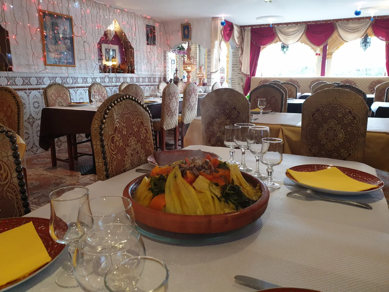 L’intérieur du restaurant